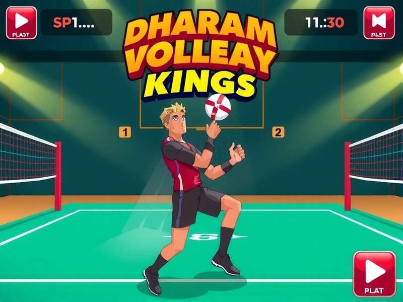Dharam Volley Kings Game Cover Art Dharam Volley Kings Game Cover